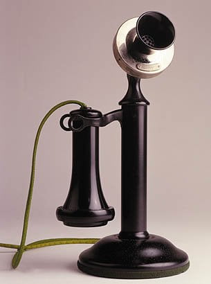 Teléfono de finales del s. XIX