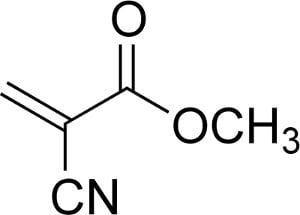 Estructura del metil 2-cianoacrilato