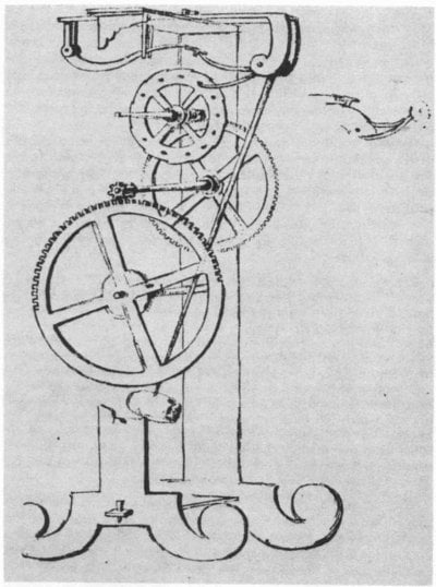Diseño del reloj de péndulo de Galileo