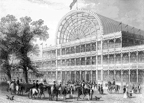 El Palacio de Cristal en 1851.