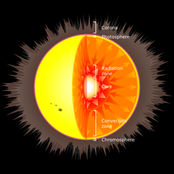 Estructura de una estrella como el Sol